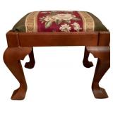 Handcrafted Foot Stool w/ Padding 13 x 15 x 13