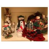 Group Lot of Assorted Snowman Items