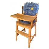 Wooden Vintage High Chair - 38 x 17.5 x 21