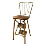 Chair w/ Fold Out Stool - 36 x 17 x 14
