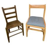 2 Chairs - 33 x 18 x 17.25