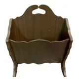 Wooden Magazine Rack - 21 x 16 x 10.5
