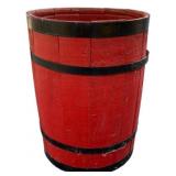 Small Painted Barrel 17 x 12