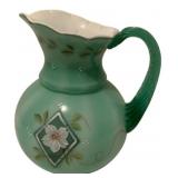 75th Anniversary Fenton Pitcher - 8 Inches