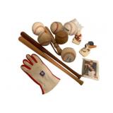 Group Lot of Assorted Baseball Items