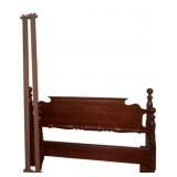Mahogany Full Bed w/ Mattress & Boxsprings