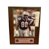 Alvin Harper Signed Picture w/ COA - 15 x 12