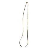 14K Gold Stamped Necklace - 16 Inches