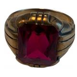 10K Gold Stamped Handmade Ring - Size 10