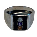Sterling Silver Stamped Ring - Size 12