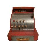 Vintage Toy Cash Register - 8 x 7.5 x 6.5