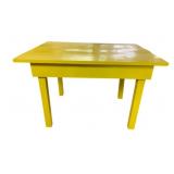 Painted Wood Table - 27 x 40 x 27.5