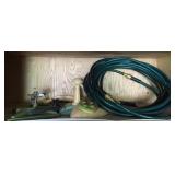 Shelf Lot of Water Sprinklers w/ Hose