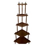 Corner What Not Shelf 48 x 21 x 15