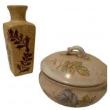 Vase and Covered Dish