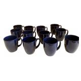 Corelle Stoneware Blue Coffee Mugs - 4 Inches