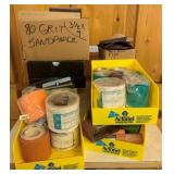 Group Lot of Assorted Sandpaper