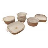 Lot of Corning Dishware - 6 Pcs w/ Lids