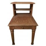 One Drawer End Table - 27 x 16 x 24