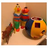 Group Lot of Vintage Toys - 10" Tall
