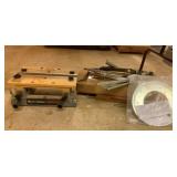 Group Lot of Assorted Metal & Workmate