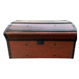 Vintage Wooden Trunk 15 x 27.5 x 15.5