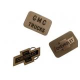 3 GMC/Chevy Belt Buckles - 3 x 2