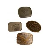 Group Lot of Assorted Belt Buckles - 3.5 x 2.5