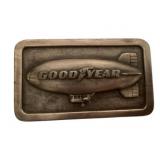 1974 Goodyear Belt Buckle - 3.5 x 2