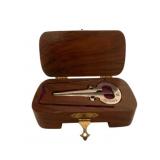 Jaw Harp w/ Wood Box - 3.5 x 1.75
