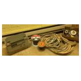 Group Lot of Scrap Wire w/ Battery