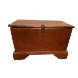 Wooden Lift Top Trunk - 19 x 29 x 17