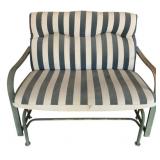 Metal Glider w/ Cushion - 38 x 43 x 28