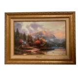 Framed "End of a Perfect Day III" w/ COA