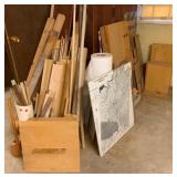 Group Lot of Assorted Wood & Plexiglas Items