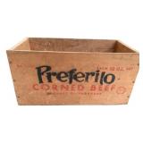 Preferilo Corn Beef Crate From Paraguay