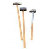 Lot of 3 Sledgehammers - 34.5 inches