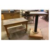 2 Homemade Wood Tables