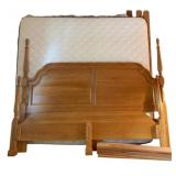 King Size Bed w/ Mattress and Boxsprings