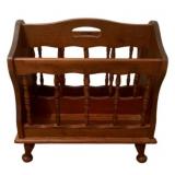 Wooden Magazine Rack - 19 x 16.5 x 13