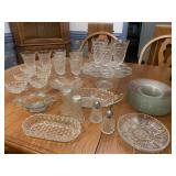 Lot of Crystal Stems and Assorted Glassware