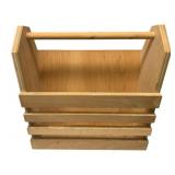 Wooden Magazine Rack - 18 x 17.5 x 7.5