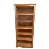 Wood Display Cabinet w/ 1 Pexi Glass Door