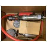 Group Lot of Air Compressed Tools