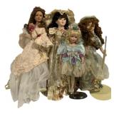 Lot of Assorted Vintage Dolls