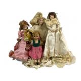 Lot of Assorted Vintage Dolls