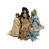 Lot of Assorted Vintage Dolls