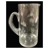 Glass Pitcher - 9" Tall