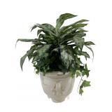 Artifical Plant in Ceramic Planter - 34 x 20-as is
