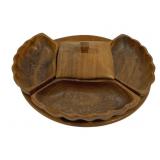 5pc Wood Serving Tray - 14 x 7